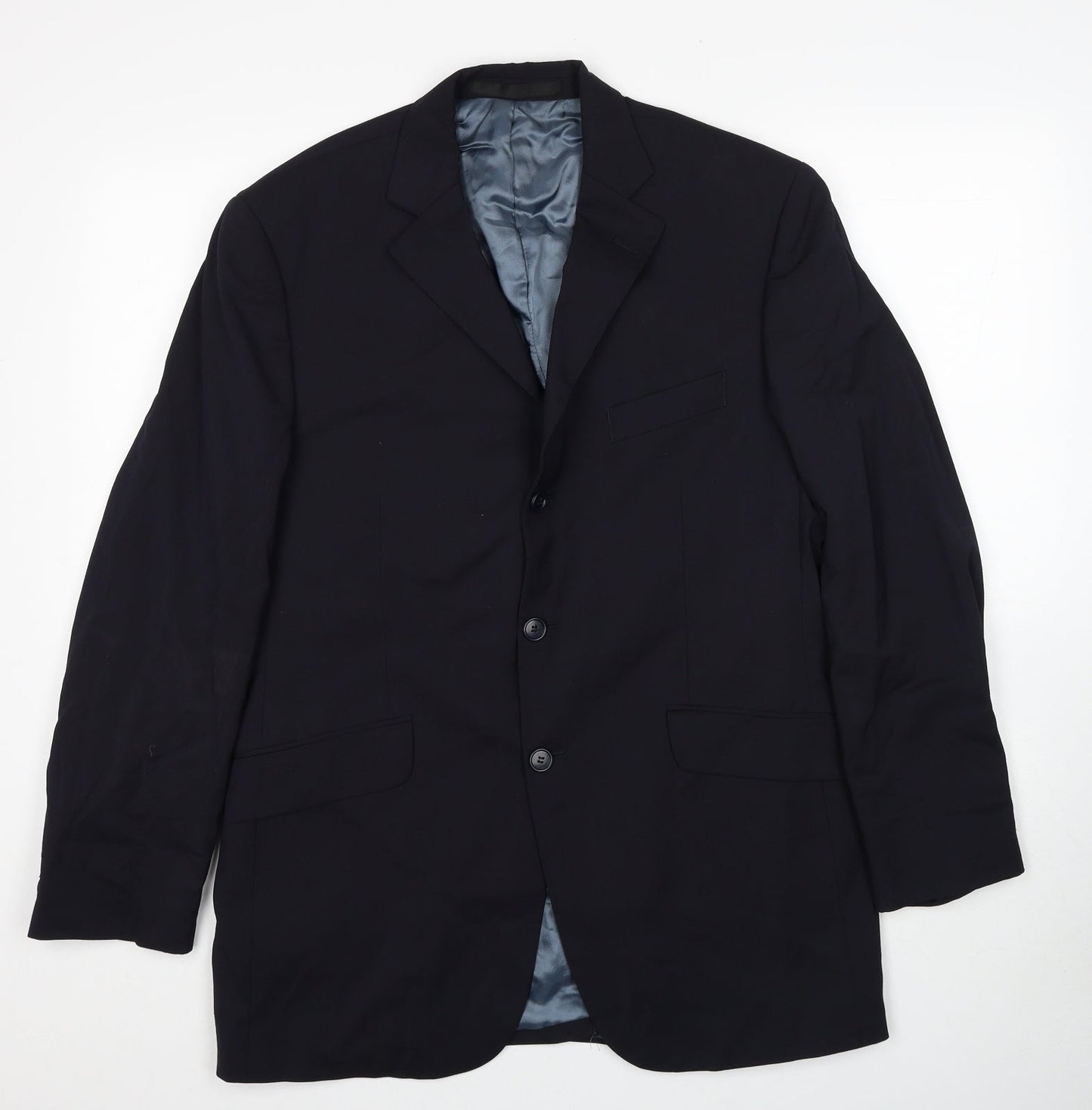 Mens UK Size 40 Impressions Regular Black Suit Jacket