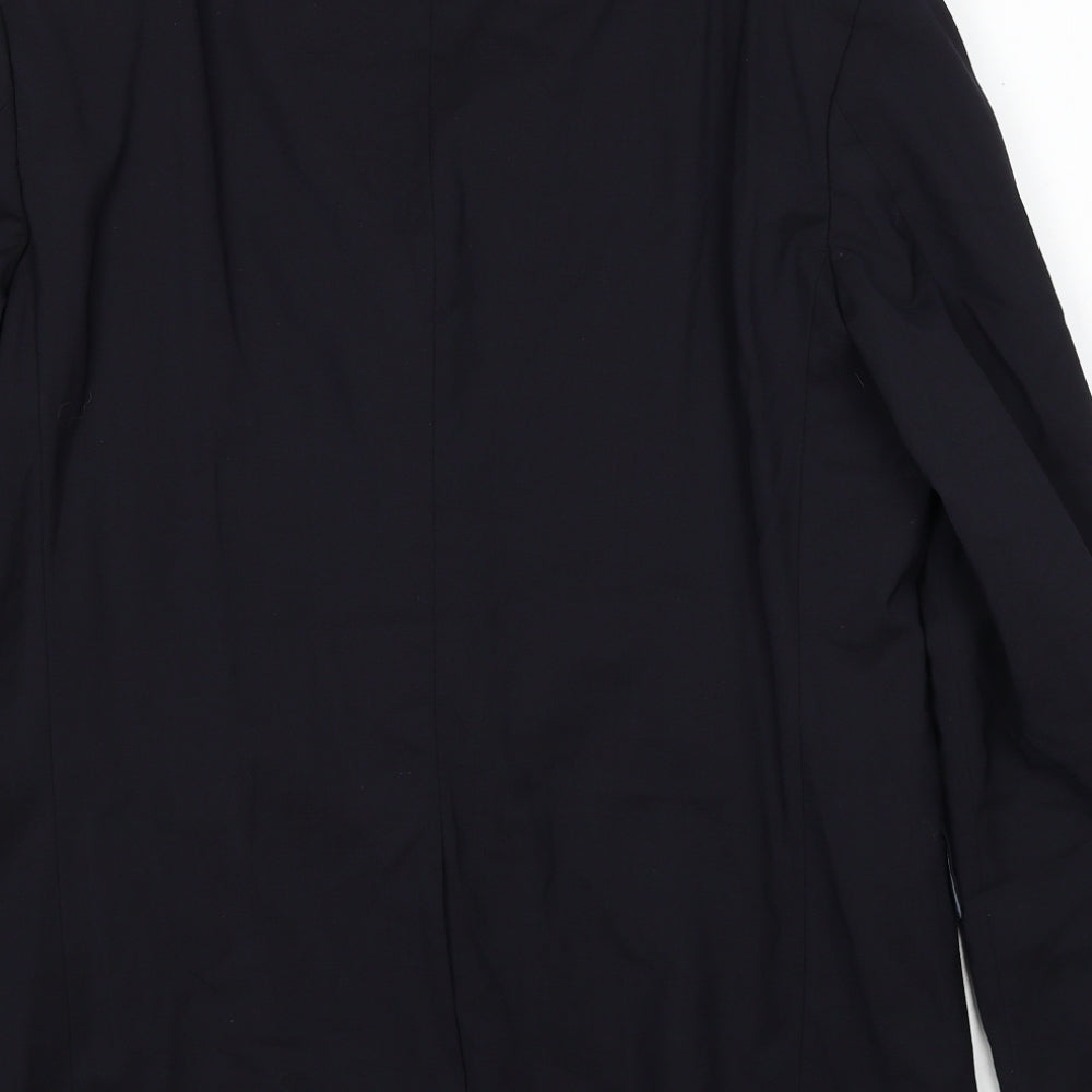 Mens UK Size 40 Impressions Regular Black Suit Jacket