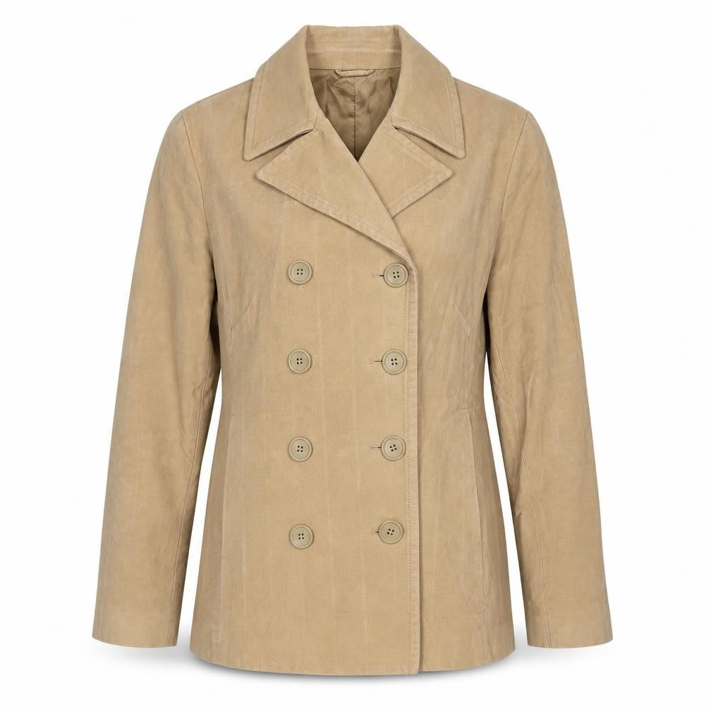 Womens UK Size M Gap Brown Pea Coat