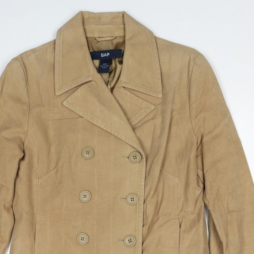 Womens UK Size M Gap Brown Pea Coat