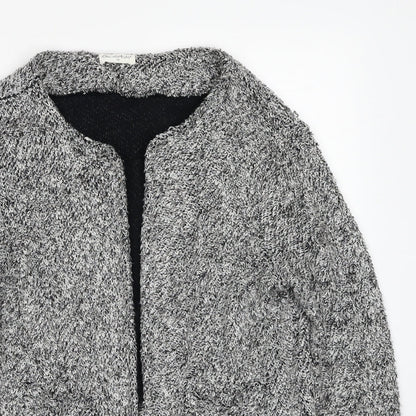 Womens UK Size 10 Miss Selfridge Grey Cardigan Jumper