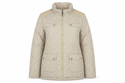 Womens UK Size 14 Autonomy Beige Quilted Coat