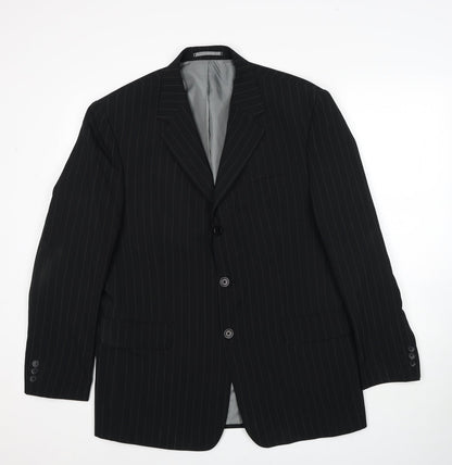 Mens UK Size 40 Taylor & Reece Regular Black Suit Jacket