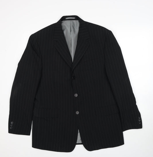 Mens UK Size 40 Taylor & Reece Regular Black Suit Jacket