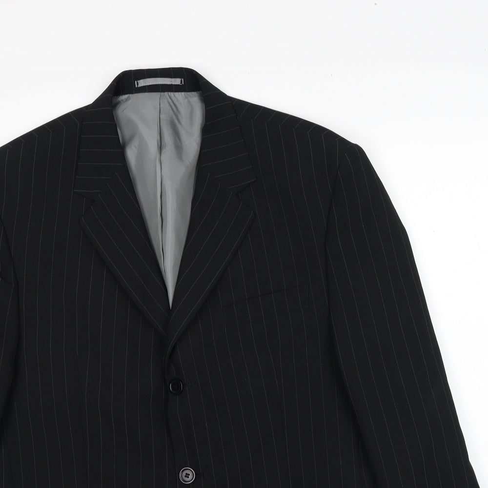 Mens UK Size 40 Taylor & Reece Regular Black Suit Jacket