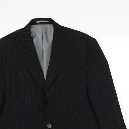 Mens UK Size 40 Taylor & Reece Regular Black Suit Jacket