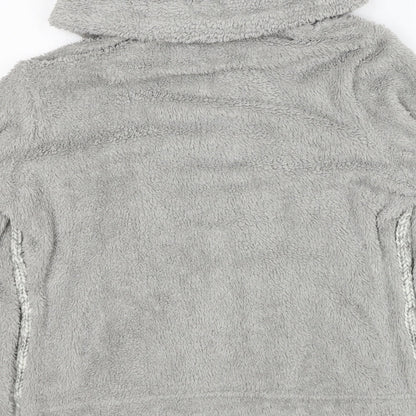 Per Una Womens Grey Polyester Full Zip Sweatshirt Size M Zip