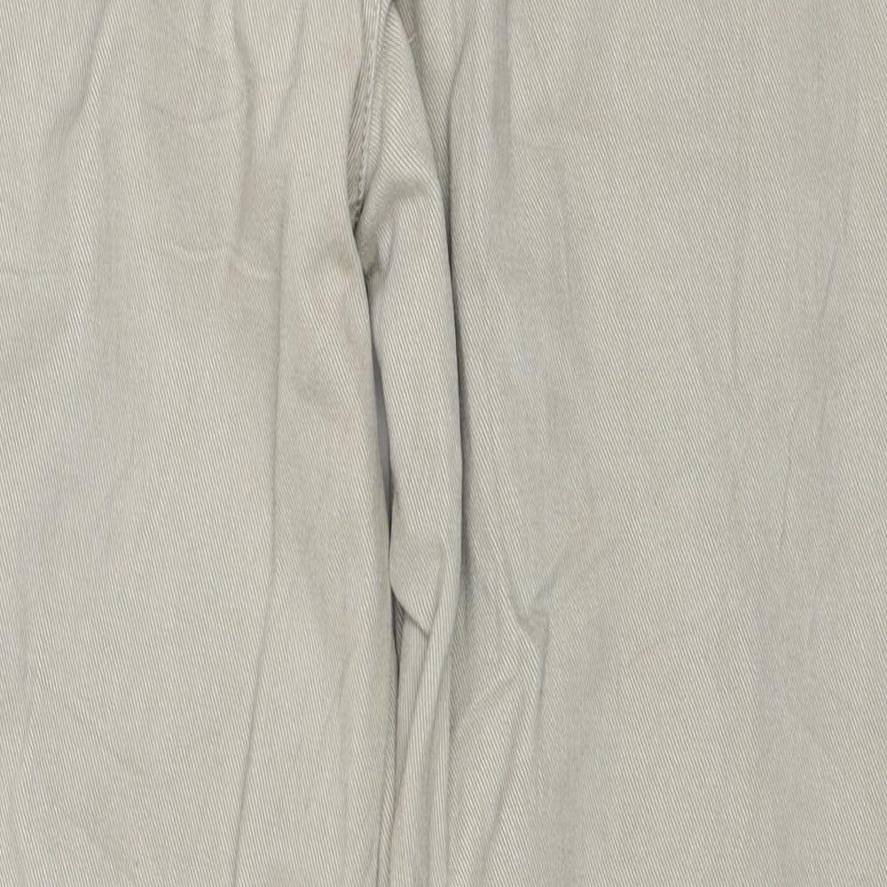 Matinee Mens Beige Cotton Straight Jeans Size 36 in L29 in Regular Zip