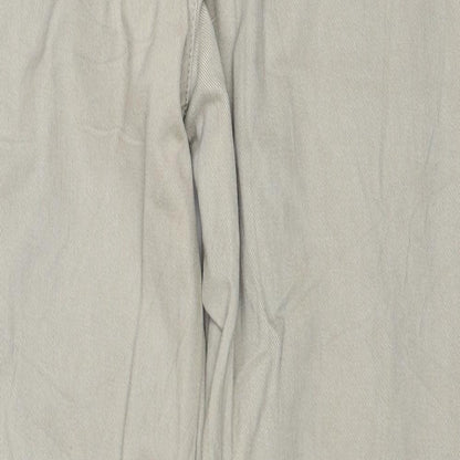 Matinee Mens Beige Cotton Straight Jeans Size 36 in L29 in Regular Zip