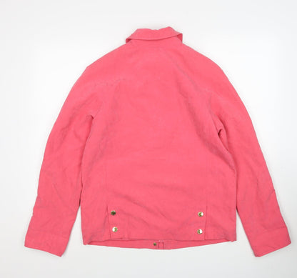 Womens UK Size S Dannimac Pink Jacket