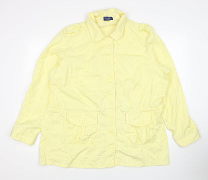 Union Blues Womens Yellow Jacket Size 20 Button