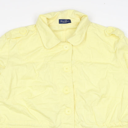Union Blues Womens Yellow Jacket Size 20 Button