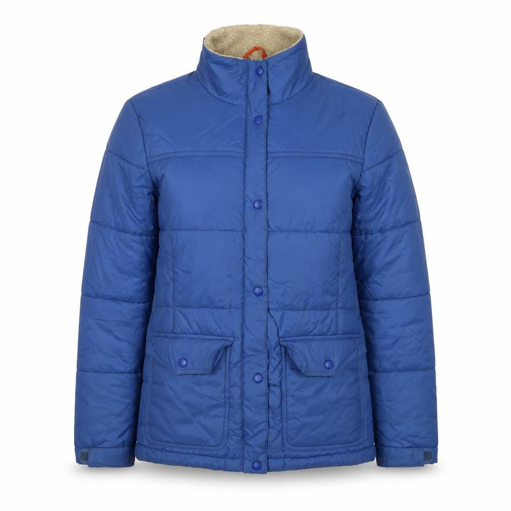 Womens UK Size 6 Lands' End Blue Windbreaker Coat
