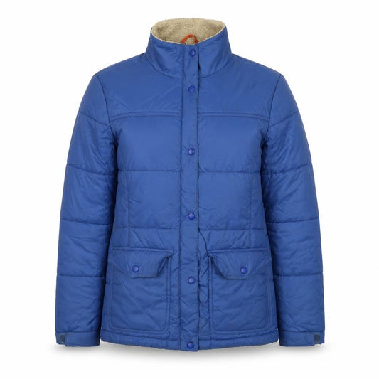 Womens UK Size 6 Lands' End Blue Windbreaker Coat