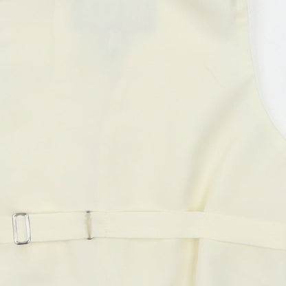 HEIRLOOM Boys Ivory Geometric Jacket Waistcoat Size 2-3 Years Button