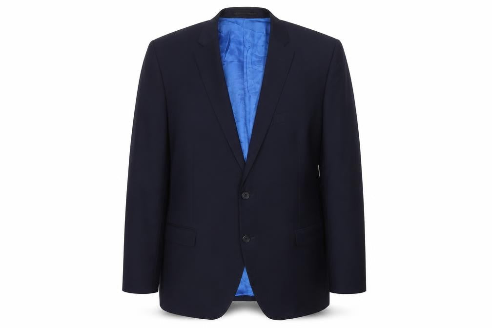 Mens UK Size L Santinelli Regular Blue Suit Jacket