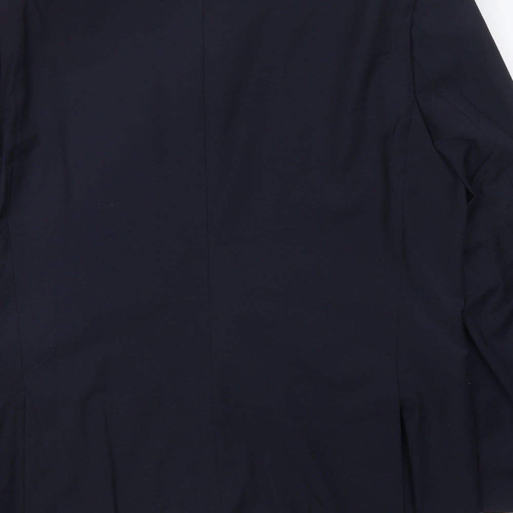 Mens UK Size L Santinelli Regular Blue Suit Jacket