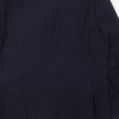 Mens UK Size L Santinelli Regular Blue Suit Jacket