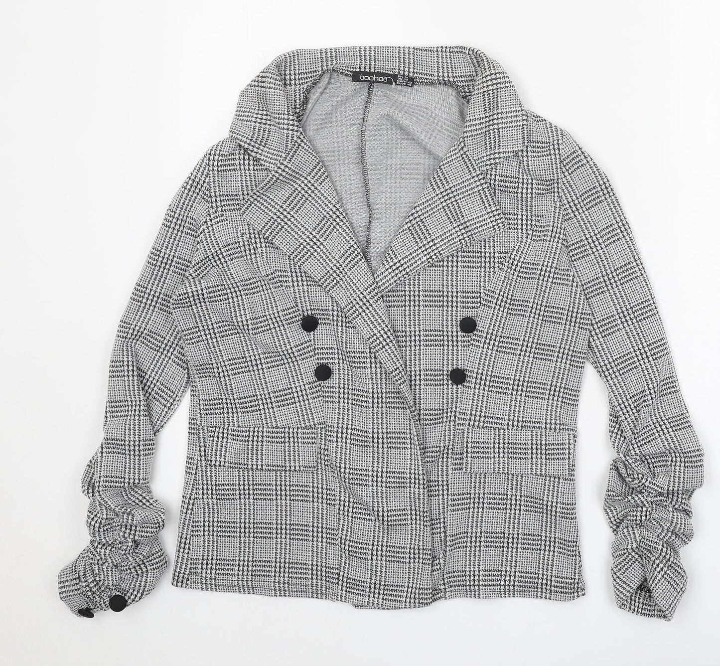 Womens UK Size 14 Boohoo Grey Jacket