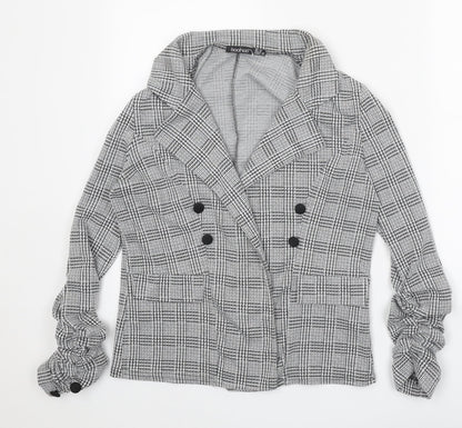 Womens UK Size 14 Boohoo Grey Jacket