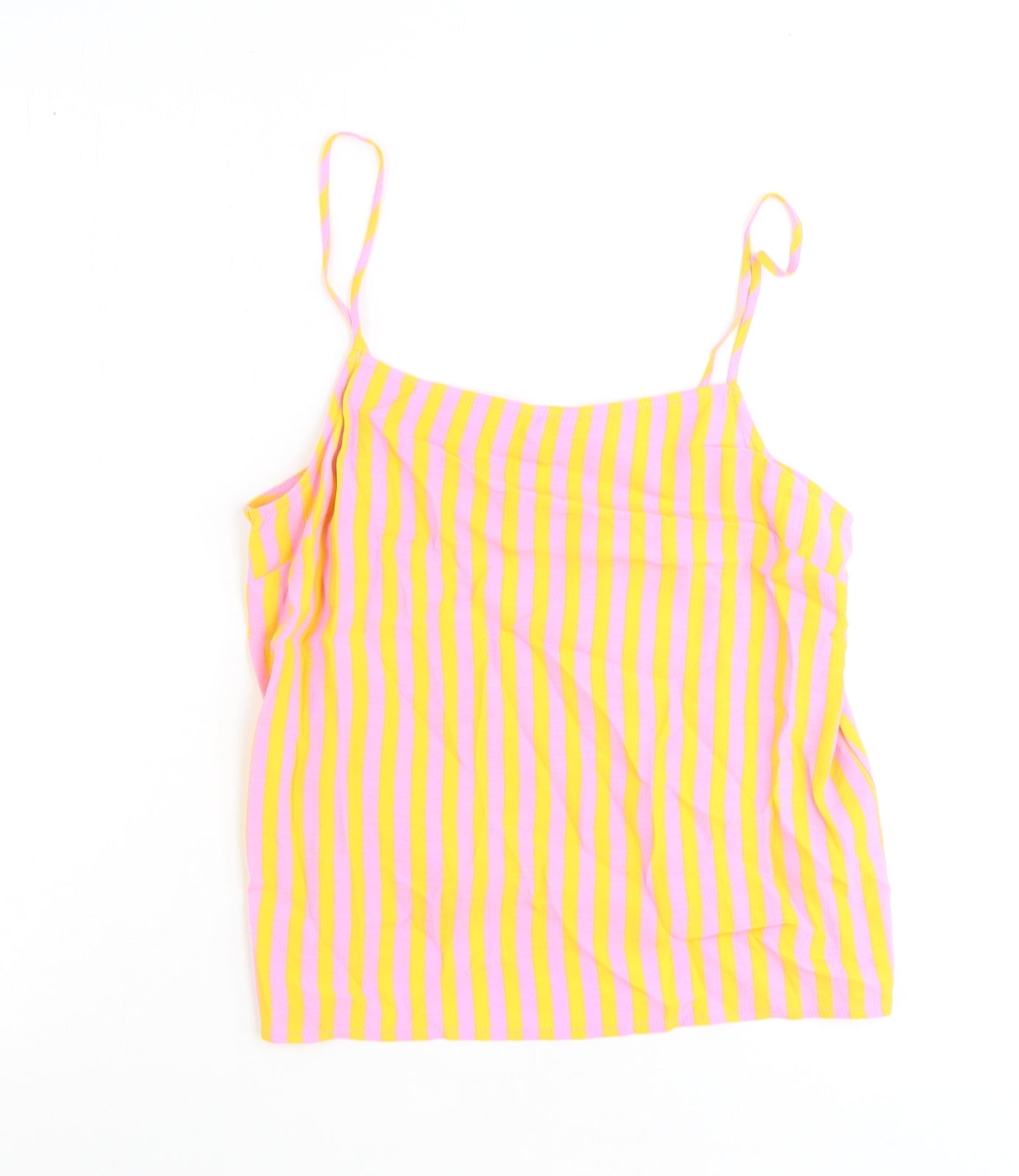 Womens UK Size 6 Topshop Pink Basic Tank