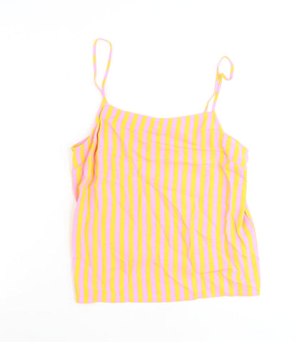 Womens UK Size 6 Topshop Pink Basic Tank