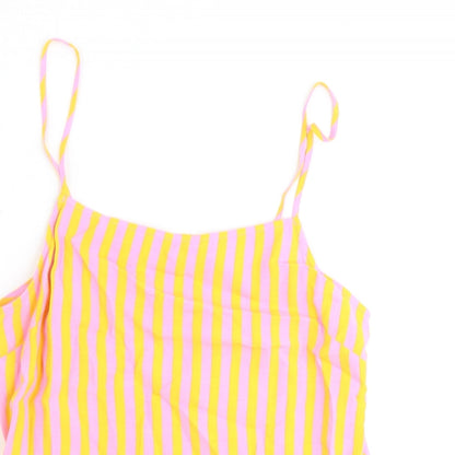 Womens UK Size 6 Topshop Pink Basic Tank