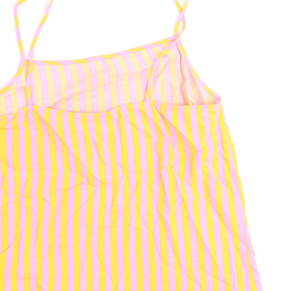 Womens UK Size 6 Topshop Pink Basic Tank