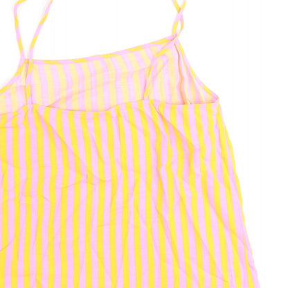 Womens UK Size 6 Topshop Pink Basic Tank