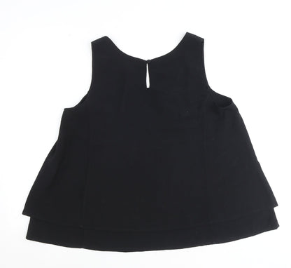 Womens UK Size 14 Together Black Basic Tank