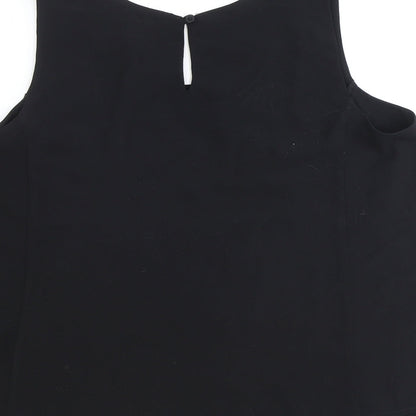 Womens UK Size 14 Together Black Basic Tank