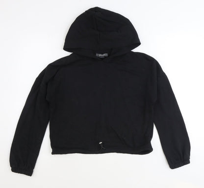 Primark Womens Black Polyester Pullover Hoodie Size XS Pullover - Cropped