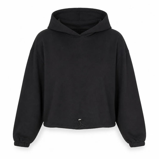 Primark Womens Black Polyester Pullover Hoodie Size XS Pullover - Cropped
