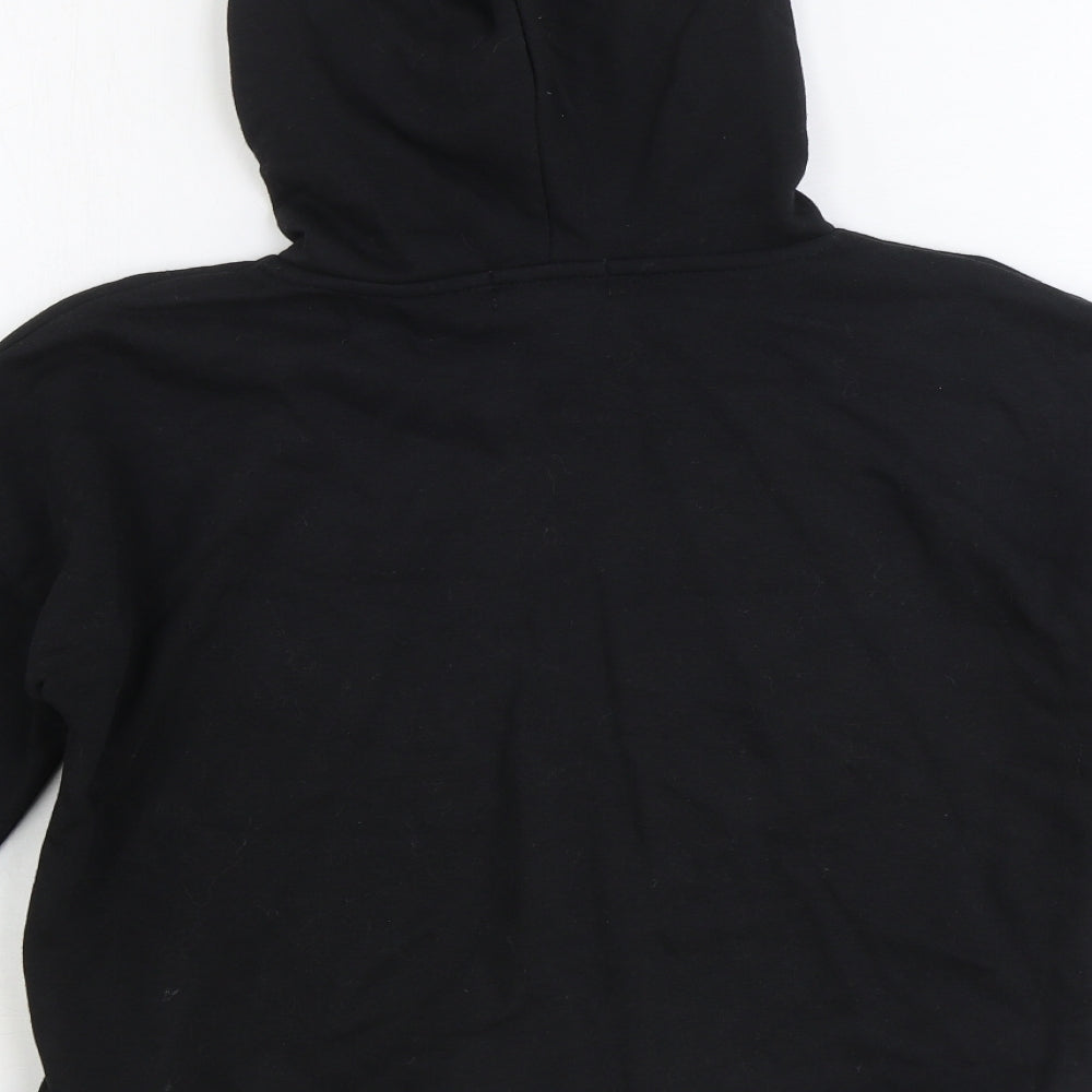 Primark Womens Black Polyester Pullover Hoodie Size XS Pullover - Cropped