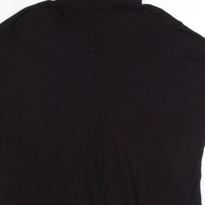Womens UK Size S Papaya Red Basic T-Shirt