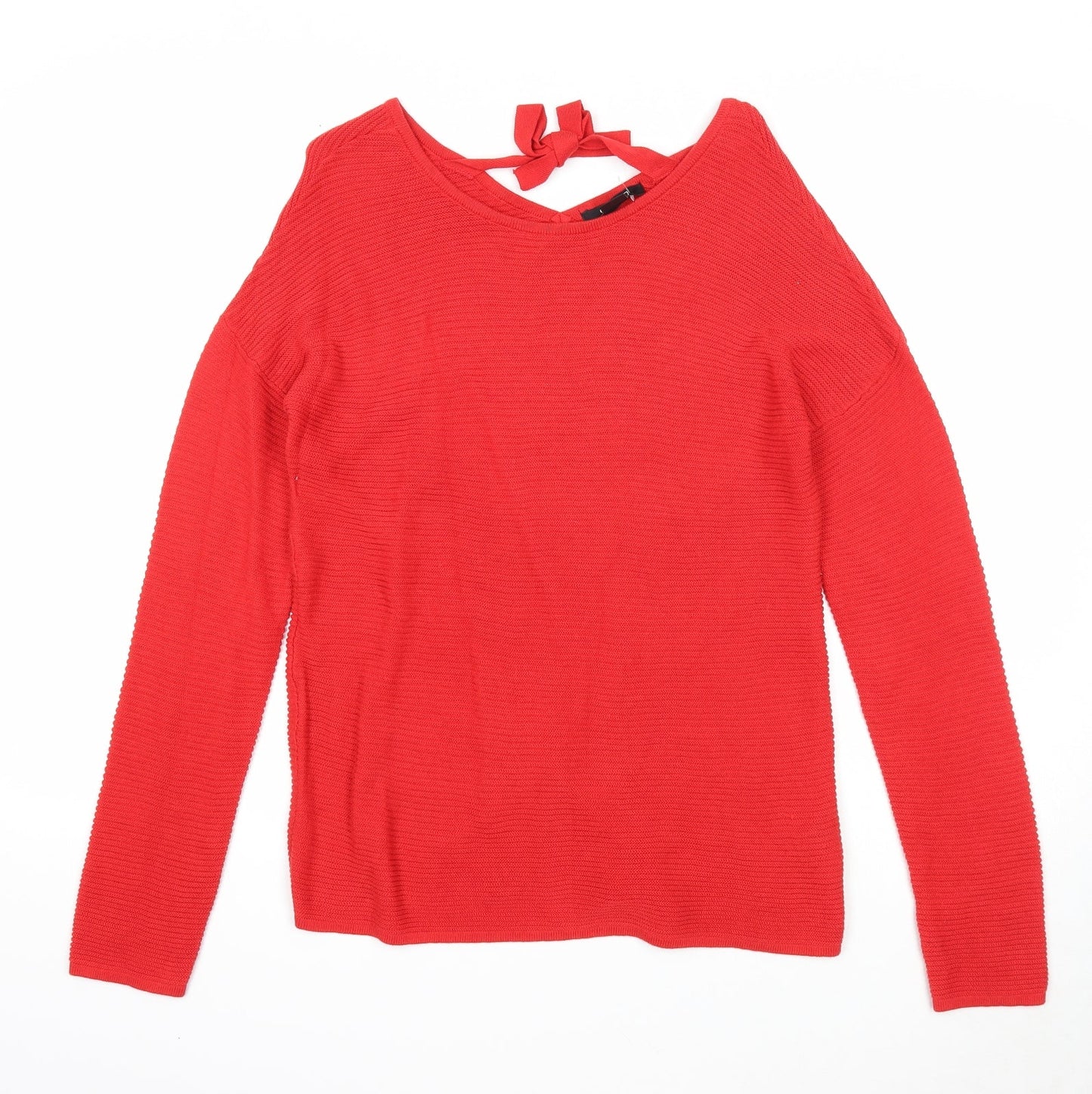 Womens UK Size S ESMARA Red Pullover Jumper
