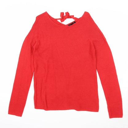 Womens UK Size S ESMARA Red Pullover Jumper