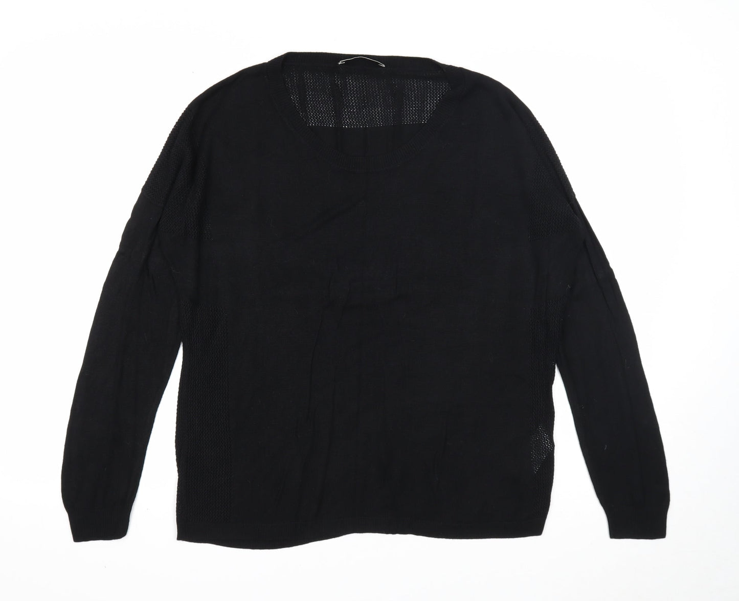 Womens UK Size L Oasis Black Pullover Jumper