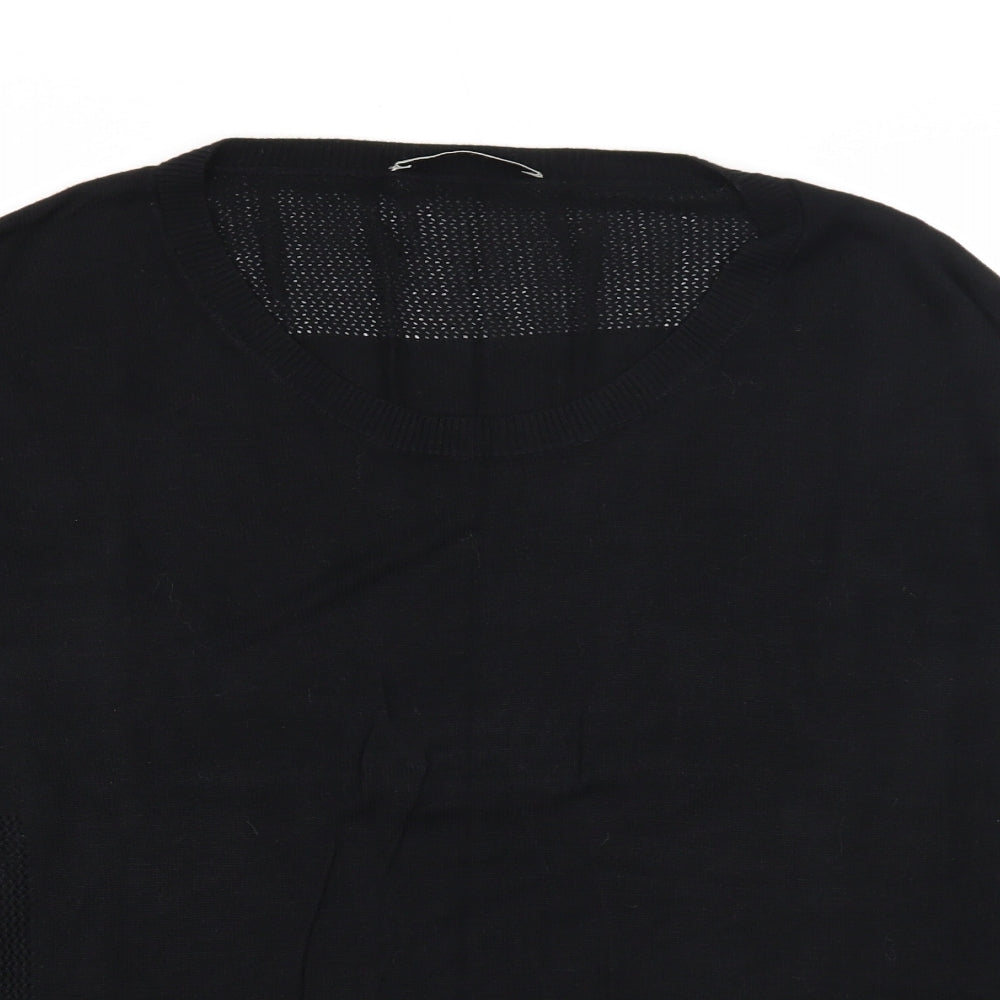 Womens UK Size L Oasis Black Pullover Jumper
