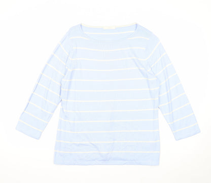 Womens UK Size 10 Marks and Spencer Blue Pullover Jumper
