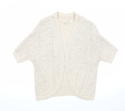 Womens UK Size 16 M&Co Beige Cardigan Jumper