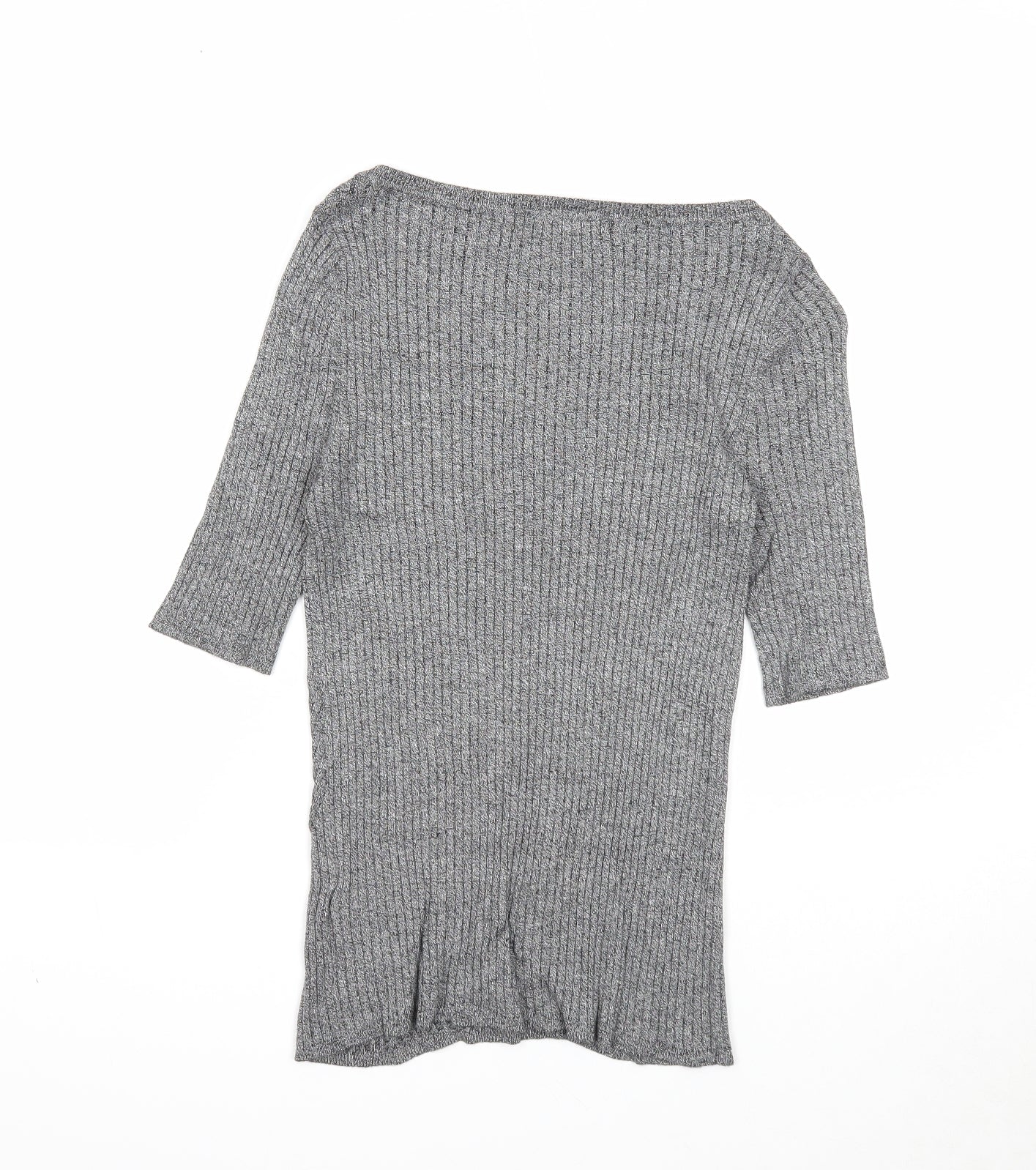 Womens UK Size 10 Marks and Spencer Grey Pullover Jumper