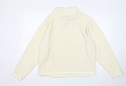 Womens UK Size M Preworn White Pullover Jumper