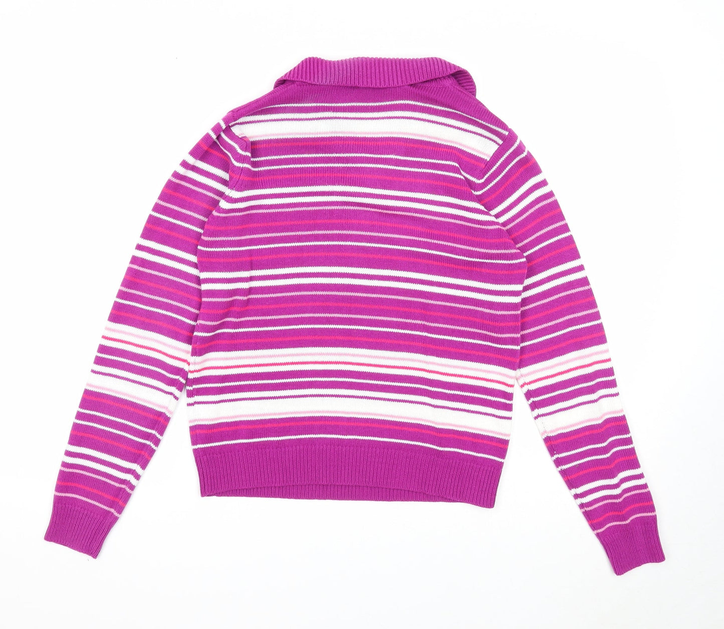 Womens UK Size S EWM Purple Pullover Jumper