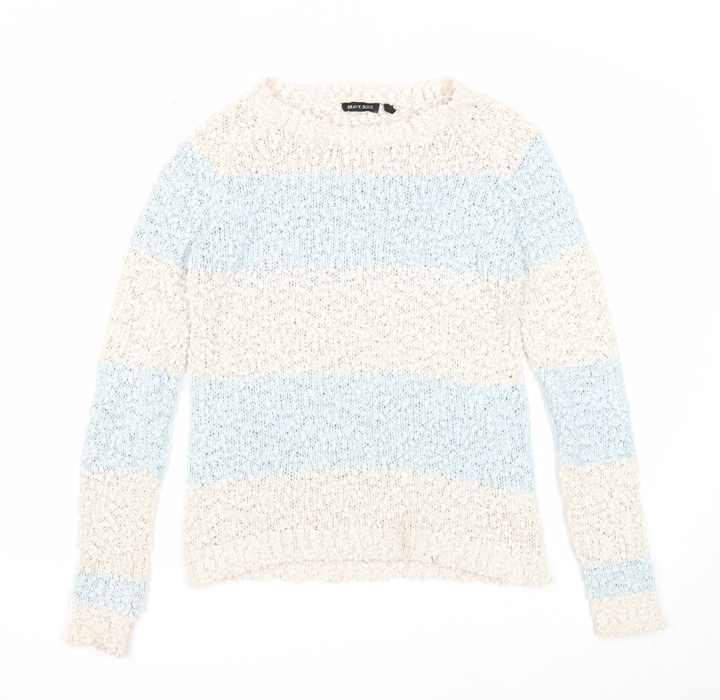 Womens UK Size 10 Brave Soul Ivory Pullover Jumper