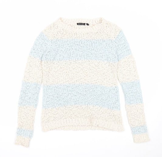 Womens UK Size 10 Brave Soul Ivory Pullover Jumper