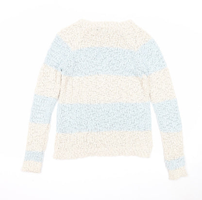 Womens UK Size 10 Brave Soul Ivory Pullover Jumper