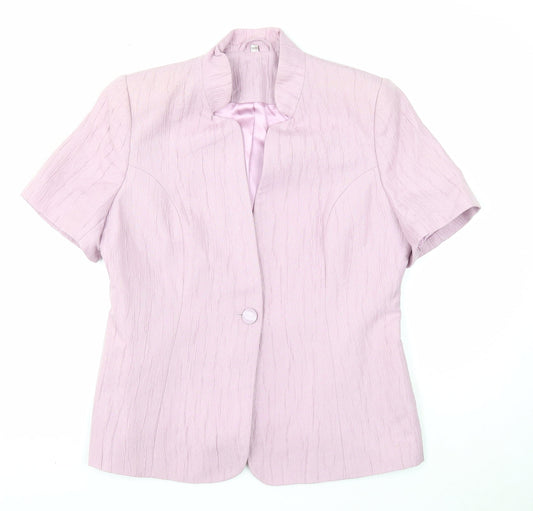 Womens UK Size 14 Anna Rose Purple Jacket