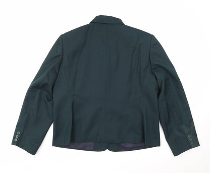 Womens UK Size 18 Preworn Petites Green Blazer
