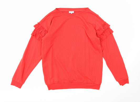Womens UK Size 8 NEXT Red Pullover Sweatshirt
